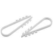 Дюбель-хомут 11-18мм для круглого кабеля NO-224-557 бел. (уп.10шт) Эра Б0066307