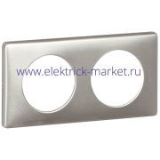 Legrand Celiane Алюминий Рамка 2-я (2+2 мод)