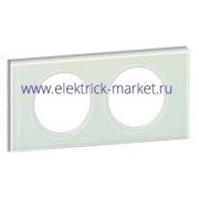 Legrand Celiane Смальта Белая Рамка 2 поста (2+2 мод)