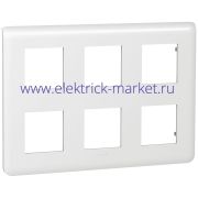 Legrand Mosaic Рамка 2X3Х2м Белая MSC N