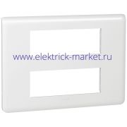 Legrand Mosaic Рамка 2х6М с полем для надписи (супп. 80266)