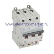 Legrand DX3-E Автоматический выключатель 3P 20А (С) 6000/6kA