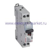 Legrand DX3 Автоматический выключатель 1P+N 25А (С) 6kA/10кА