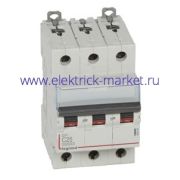 Legrand DX3 Автоматический выключатель 3P 25A (С) 10kA/16kA