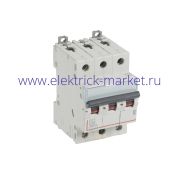 Legrand DX3-E Автоматический выключатель 3P 32А (С) 6000/6kA