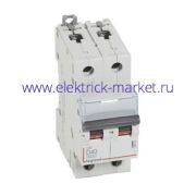 Legrand DX3 6000 Автоматический выключатель 10кА 2P 230/400В 40А 2 мод (D)