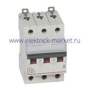 Legrand DX3 Автоматический выключатель 3P 40A (С) 6000/10kA