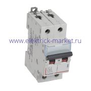 Legrand DX3-E Автоматический выключатель 2P 63А (С) 6000/6kA