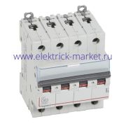 Legrand DX3 6000 Автоматический выключатель 10кА 4P 400В 63А 4 мод (D)