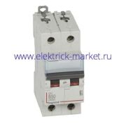 Legrand DX3 6000 Автоматический выключатель 10кА 2P 230/400В 50А 2 мод (B)