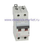 Legrand DX3 Автоматический выключатель 2Р 63А (С) 6000/10кА