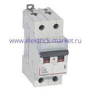 Legrand DX3 Автоматический выключатель 2P 50A (С) 10kA/16kA