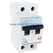 Legrand TX3 Автоматический выключатель 2P 50A (С) 6000