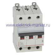 Legrand DX3 Автоматический выключатель 3P 63A (С) 6000/10kA