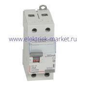 Legrand DX3 УЗО 2P 25А 300мА-AC
