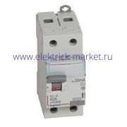 Legrand DX3 УЗО 2P 40А 30мА-AC