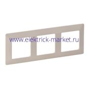 Legrand Valena LIFE Слоновая кость Рамка 3-ая