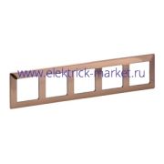Legrand Valena LIFE Медь Рамка 5-ая