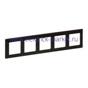 Legrand Valena LIFE Темное дерево Рамка 5-ая