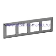 Legrand Valena LIFE Сталь Рамка 4-ая
