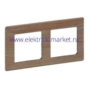 Legrand Valena LIFE Светлое дерево Рамка 2-ая