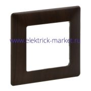 Legrand Valena LIFE Темное дерево Рамка 1-ая
