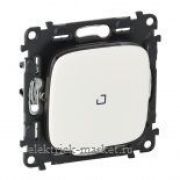 Legrand Valena Allure Переключатель с подсветкой автоматические клеммы Белый