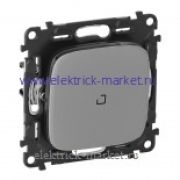 Legrand Valena Allure Переключатель с подсветкой автоматические клеммы Алюминий