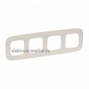 Legrand Valena Allure Рамка 4 поста Слоновая кость