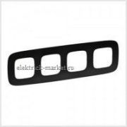 Legrand Valena Allure Рамка 4 поста Матовый черный