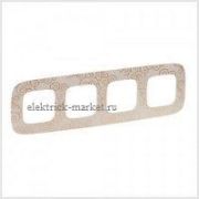 Legrand Valena Allure Рамка 4 поста Нарцисс золото