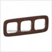 Legrand Valena Allure Рамка 3 поста Кожа