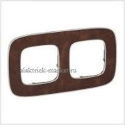 Legrand Valena Allure Рамка 2 поста Кожа