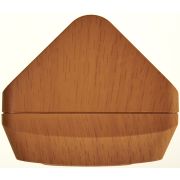 Systeme Electric Этюд Розетка двойная угловая со шторками с заземлением открытая установка Бук PA16-108T