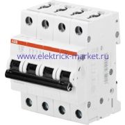 ABB S204 Автоматический выключатель 4P 40А (С) 6kA