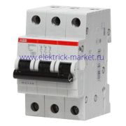 ABB SH203L Автоматический выключатель 3P 16А (С) 4,5kA
