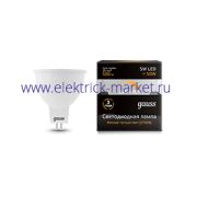Gauss Лампа MR16 5W 500lm 3000K GU5.3 диммируемая LED 101505105-D