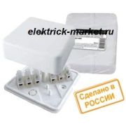 TDM Коробка распаячная КР 50х50х20 ОП Белая, IP40, инд. штрихкод