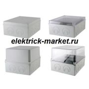 TDM Распаячная коробка ОП 240х195х165мм, крышка, IP44, кабельные ввода d28-3 шт., d37-2 шт.