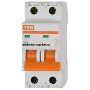 TDM Автоматический выключатель ВА47-29 2Р 4А 4,5кА х-ка С