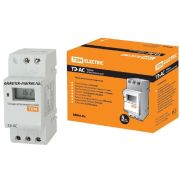 TDM Таймер электронный на din-рейку астрономический ТЭ-АС-1мин/24ч-8on/off-16А-DIN