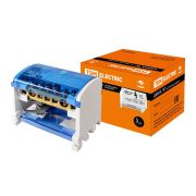 TDM Шина «N» нулевая на DIN-рейку в корпусе 2х7 групп