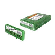 TDM Шина «N» нулевая в изоляторе на DIN-рейку 6x9 мм 12 групп  инд. стикер