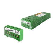 TDM Шина «N» нулевая в изоляторе на DIN-рейку 6x9 мм 7 групп инд. стикер