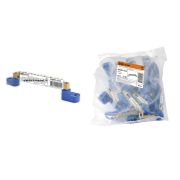 TDM Шина «N» нулевая 6х9 мм на двух угл. изоляторах 14 групп инд. стикер