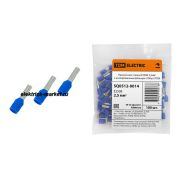 TDM Наконечник-гильза Е2508 2,5мм2 с изолированным фланцем (100шт)