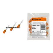 TDM Наконечник-гильза Е0508 0,5мм2 с изолированным фланцем (100шт)