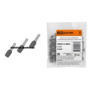 TDM Наконечник-гильза Е4009 4мм2 с изолированным фланцем (100шт)