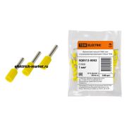 TDM Наконечник-гильза Е1008 1мм2 с изолированным фланцем (100шт)