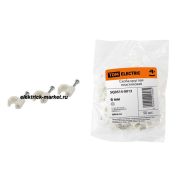 TDM Скоба 6мм круглая пластиковая (50шт)